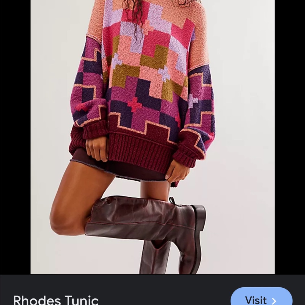 Free People ✨ Rhodes Tunic Sweater - Picture 9 of 11